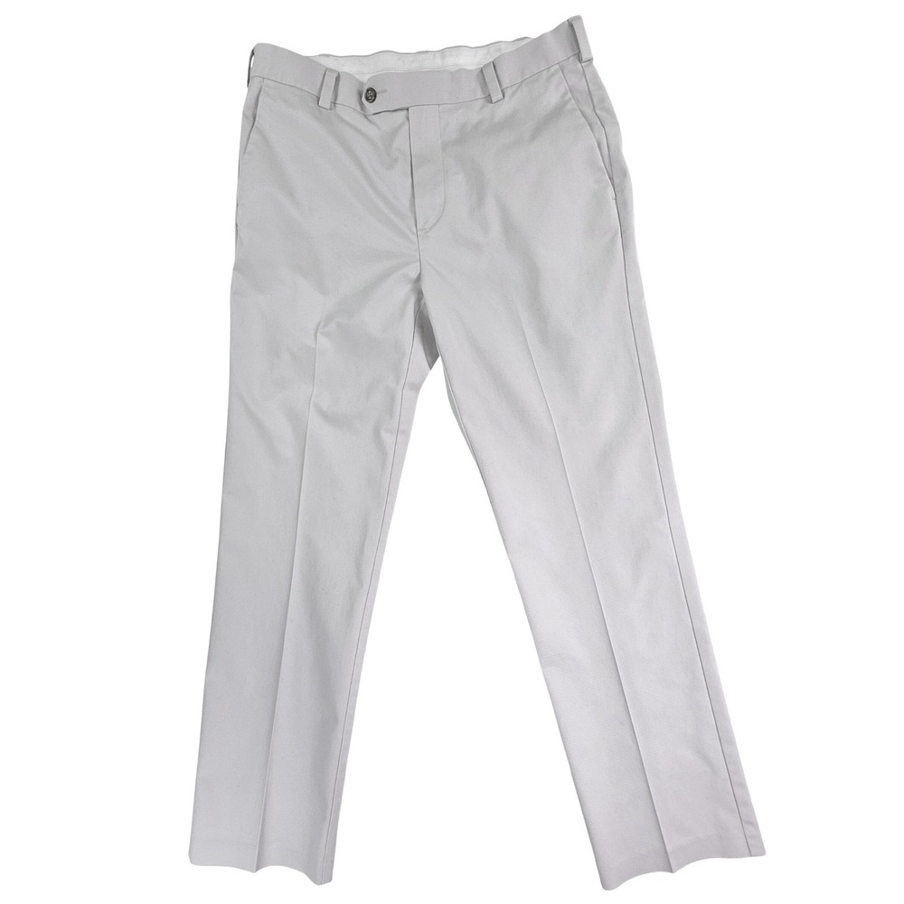 Roundtree‎ & Yorke Dress Pants 32x30 Men's Straight Fit Khaki
